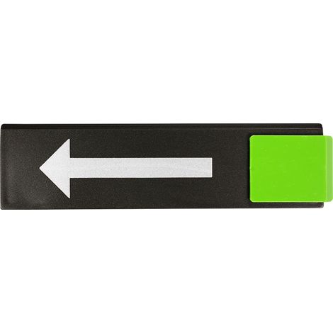 Plaque de porte Flèche à gauche - Europe design 175x45mm - 4260433