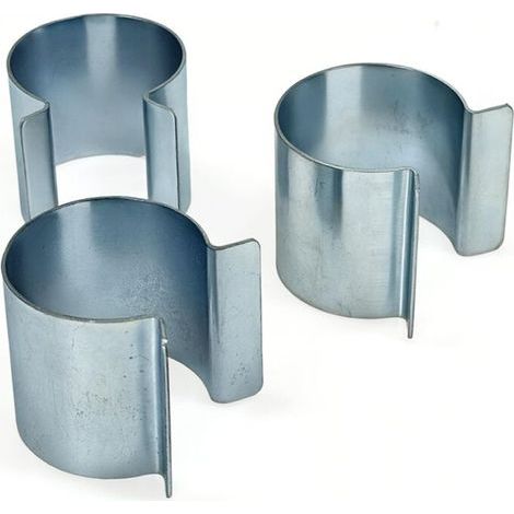 Set mit 15 Planen-Tunnel-Gewächshaus-Clips, Durchmesser 25 mm, Durchmesser 32 mm, Metall-Gewächshaus-Planen-Befestigungsklammern, Gewächshaus-Befestigung, Clips aus verzinktem Stahl (Durchmesser 32 mm (1/5)