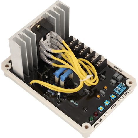 Scheda elettronica regolatrice di tensione, modulo AVR automatico brushless, protezione multipla, 170-250 V CA. (1/5)