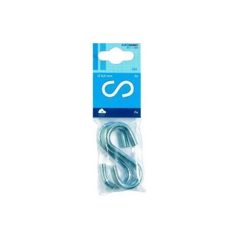 PÖSAMO Not S-Haken (SB) galZn 3,8mm (1/2)