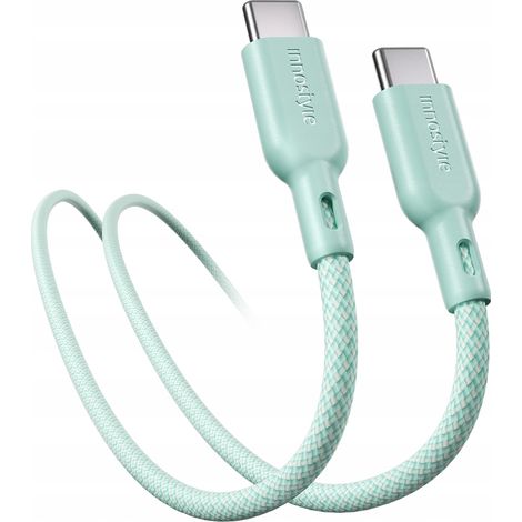 Cable USB-C de carga rápida Innostyle para iPhone y Samsung, USB tipo C, 60 W, 2 m. (1/5)