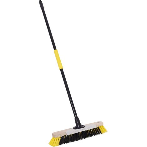 Bulldozer Soft Dual Fill Wooden Broom with Metal Handle 457mm (18in) BDZCOP43BY