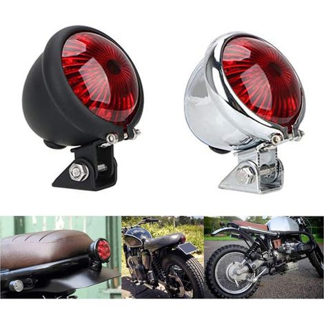 Feu arrière LED 12 V pour moto, compatible avec la plupart des accessoires de feu stop pour motos. (1/5)