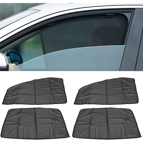 4 Pièces Store Magnétique Universel Protection UV Pare-Soleil pour Fenêtres Auto Avant Arrière (1/5)