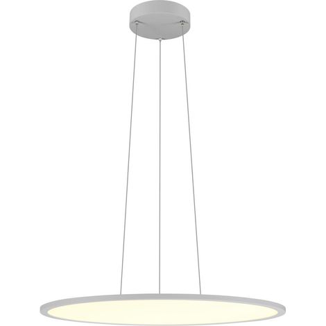 Suspension PANEL 60 rond DALI longueur 200 cm 3000/4000K 90° gris - SLV - 1010429