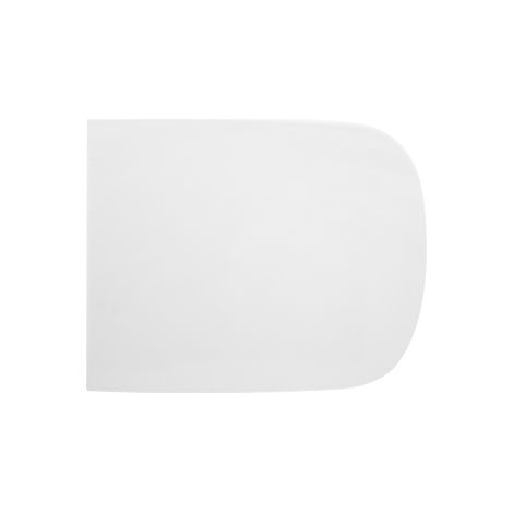 Abattant WC thermodurcissable TD11 45,5-47 x 36,6 cm abattant WC blanc avec charnie'res re'glables