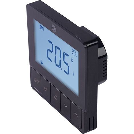 John Guest Speedfit Under Floor Heating 240V Wired/Rf Programmable Stat - Black JGSTATRF4BL (1/3)