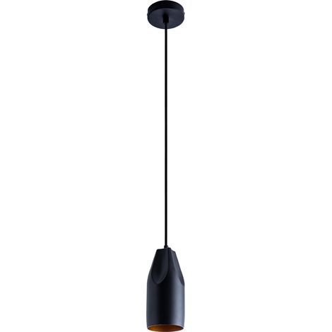 Paco Home Luminaria Suspensión Colgante Comedor Cocina Mesa Comedor Interior Dorado  Negro-Oro,  Diseño I