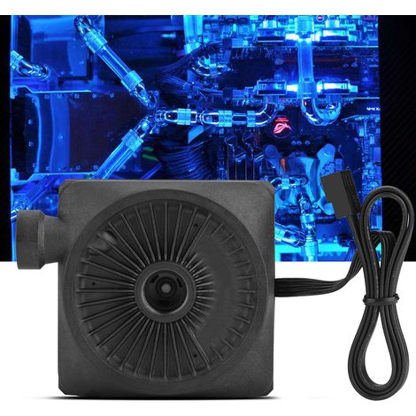 Pompe à eau PC 12V ultra silencieuse, débit 500L/h, raccord fileté G1/4 pour système de refroidissement liquide