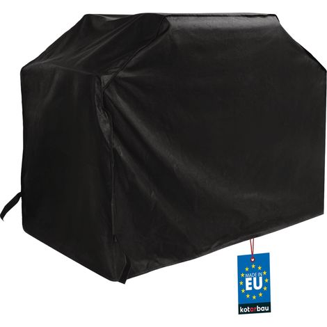 KOTARBAU® Housse Barbecue Exterieur, Bache Barbecue 150 x 55 x 100 cm, Tissu Oxford, Housse de Protection Barbecue, Imperméable, Bâche Barbecue Extérieur, Noir