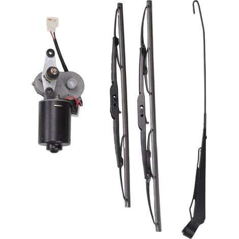 Adecuado para 1 juego de kit de motor de limpiaparabrisas eléctrico universal UTV de 12 V CC y 30 W para Ranger RZR 900