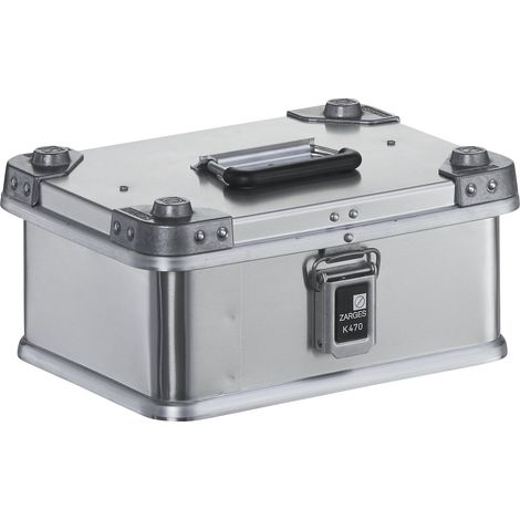 ZARGES, Caisse de transport en aluminium, capacité 13 l, L x l