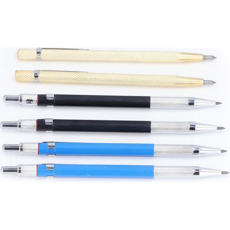Zimmermannsstift-Set, Kunststoff, Wolframkarbid, Anreißstift-Set für Glas (1/5)