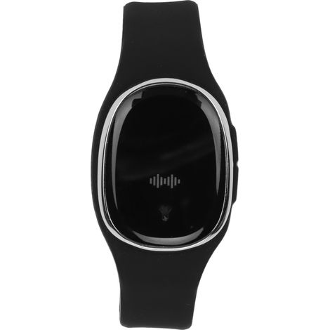 Bracelet anti-moustiques avec affichage de l'heure, chargement ultrasonique USB, pour adultes et enfants (noir) (1/4)