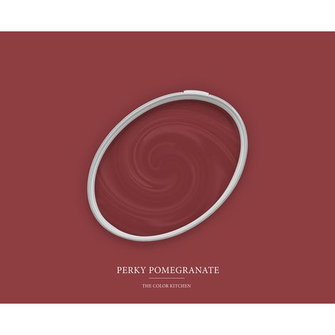 Wandfarbe Rot matt The Color Kitchen Perky Pomegranate Exklusive Innendispersion Hohe Deckkraft 5 Liter (1/5)