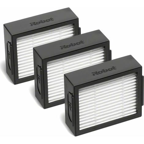 Lot de 3 filtres pour aspirateur Robot Roomba séries i et e, Noir et Blanc，Guazhuni (1/3)