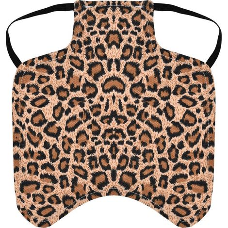 2 vêtements de poule (imprimé léopard), veste de protection des plumes de volaille, protection des plumes doublement laminée, veste imprimée de poule