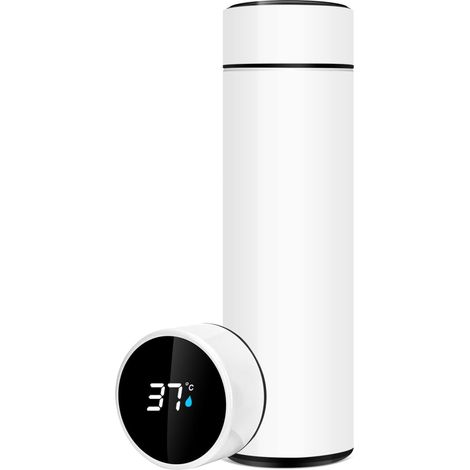 Bouteille isotherme 500 ml acier 304 avec écran LCD tactile affichage température