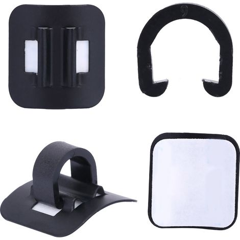 Guide-câble de frein pour vélo de route/VTT, adaptateur de dérailleur, clips en C pour cadre de vélo (6 pièces) (1/5)