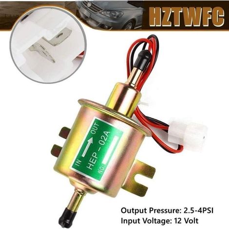 Pompe à carburant électrique universelle 12 V pour essence et diesel HEP-02A HEP02A Basse pression OEMHEP-02A Pompe à carburant électrique universelle 12 V pour la plupart des carburateurs de voitures (1/4)