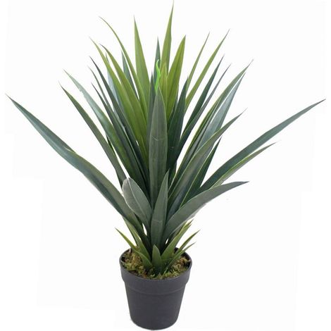 60cm Artificial Tropical Agave Succulent Yukka Style Green Plant (1/4)