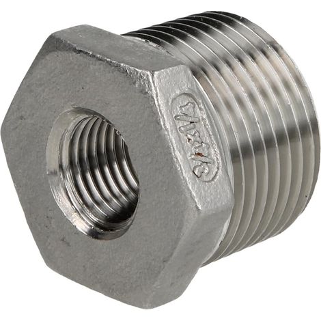 Réduction en inox 3/4'' x 1/4'' FM/FF