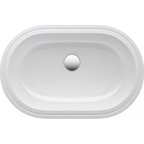 LAUFEN Savoy lavabo encastré, encastrement par le bas, sans trou (1/4)