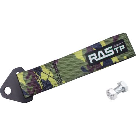 Car modification accessories, trendy and personalized front bumper decorations, tow ropes, and trailer hitches - [RASTP logo] Camouflage (1/4)