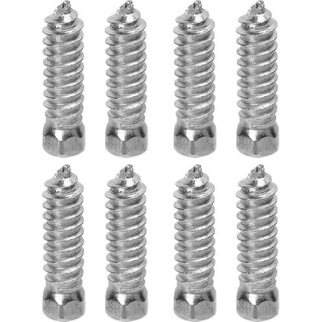 Lot de 50 crampons antidérapants pour pneus neige M6x6mm, pour voitures de course, chariots élévateurs, motos et véhicules tout-terrain. (1/5)