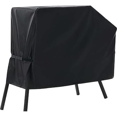 Housse de barbecue imperméable, robuste, résistante aux déchirures, coupe-vent, résistante aux UV, pour barbecue à gaz, charbon de bois, terrasse, 109 x 62 x 78 cm (210D) (1/5)