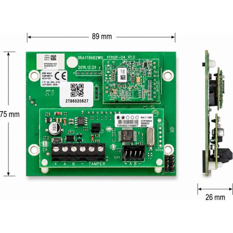 Scheda Espansione Wireless 868 Mhz (Urmet Cod. 1076/011) (1/2)