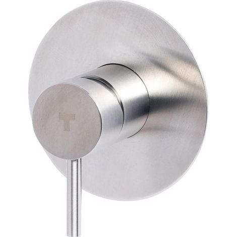 Rubinetto Miscelatore Monocomando Doccia ad Incasso in Acciaio Inox Satinato Nilo (1/2)