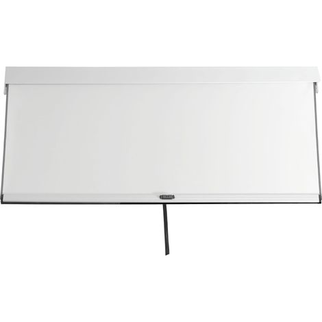 [NEUWERTIG] Seitenwand für Pergola HHG-263, Pavillon Rollo Ersatzseitenwand, Stoff/Textil sturmfest 3x3m weiß