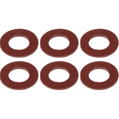 Schläfer 182012 Guarnizioni Idrauliche 1/2 in Fibra Vulcanizzata Rossa, Rondella in Fibra Vulkanite 1/2 x 1,8 mm - Guarnizioni per parti di Rubinetti, Flessibili, Riscaldamento - Conf. 6PZ (1/5)