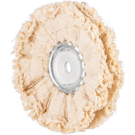 PFERD Tuchring TR Sisal Ø 100x10mm Bohrung-Ø 10mm für grobe Vorpolitur mit Polierpaste 5 Stk (1/5)