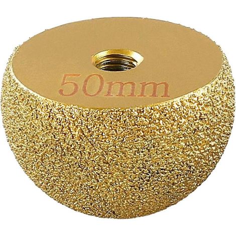 Löt-Diamant-Pilz-Polierkegel Kieselstein-Kopfsteinpflaster-Werkzeuge 50 mm