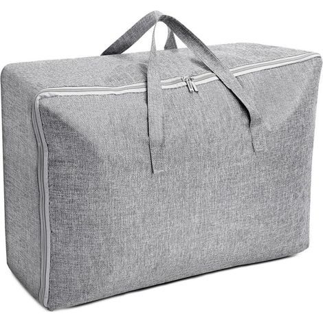 GABRIELLE Grand Sac de Rangement 105L, Rangement Sous Lit Pliable Closet Organizer Sac de Rangement pour Couette Imperméable avec Poignées Renforcées pour Édredons Couvertures Oreillers Vestes (1/5)