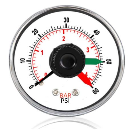 Manomètre pour Filtre de Piscine ECX2712B1 – avec Cadran de Remplacement – Compatible avec Certains Modèles Hayward (1/5)