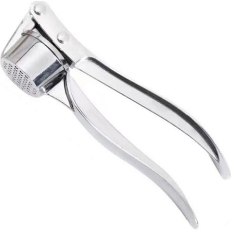 Presse-ail, hachoir, broyeur de gingembre, presse-ail en métal robuste, hachoir, trancheuse, gadget classique, outil de cuisine (1/5)