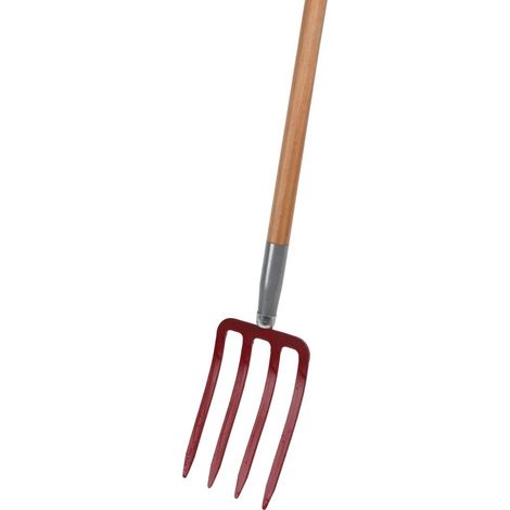 Spatengabel Classic 4 Zinken, mit T-Stiel