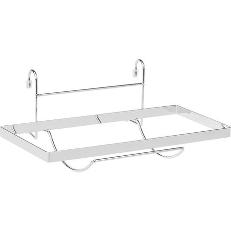 Porte-essuie-tout - Chrome - Acier inoxydable - Crochets - Cuisine