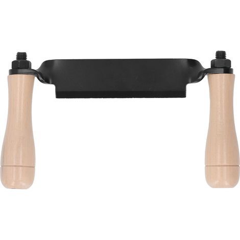 8-Zoll-Hobelmesser aus Wolframstahl mit gerader Klinge und Doppelgriff zum Entrinden von Holz (1/5)