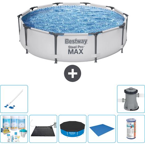 Bestway Bestway Steel Pro MAX Ronde - 305x76 cm - 8-pièces S21649 (1/5)