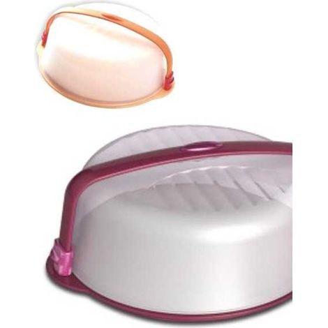 Contenedor para pastel redondo color vino 37 Biesse Casa