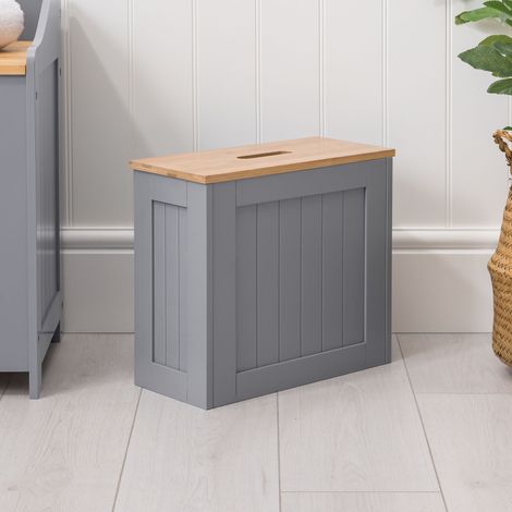 Lustleigh Grey Bathroom Tidy Box (1/5)