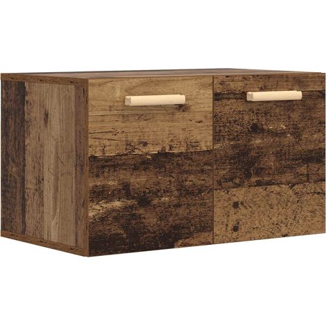 Wandschrank Altholz 60 x 36,5 x 35 cm Holzwerkstoff vidaXL (1/5)