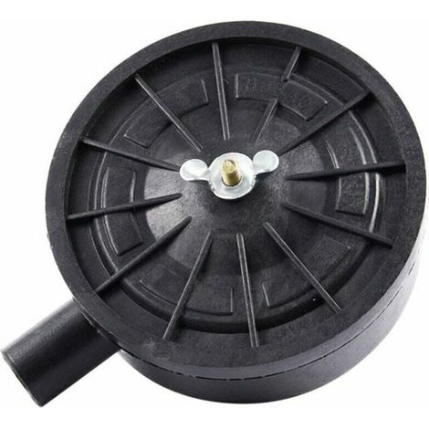 Crezuo Luftkompressorfilter, geräuscharme Filtration, 20-mm-Außengewinde, Schwarz, Kompressorfilter und Regler (1/4)