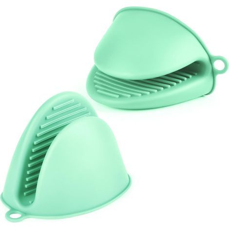 Thick Silicone Oven Mitts, 1 Pair Heat Resistant Oven Gloves, Non-Slip Kitchen Gloves, Heat Resistant Cooking Gloves (1/5)