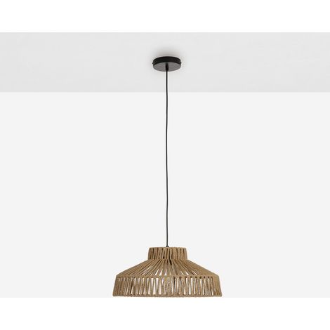 Lampadario a sospensione con paralume in carta Nivaro