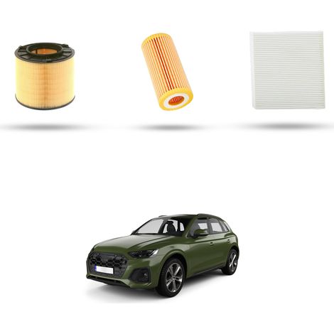 Kit Tagliando 3 filtri compatibile con Audi Q5 II (FYB,FYG) 40 tfsi hybrid 150kw dal 2021 (1/5)